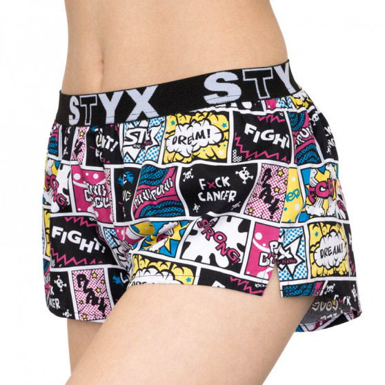 Dameshorts Styx art sports gummi Pink Bubble (T858)