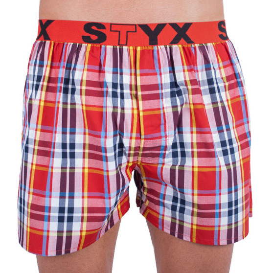 Boxershorts til mænd Styx sport gummi flerfarvet (B639)