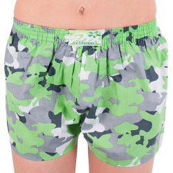 Dameshorts Styx art klassisk gummi green camouflage (K559)