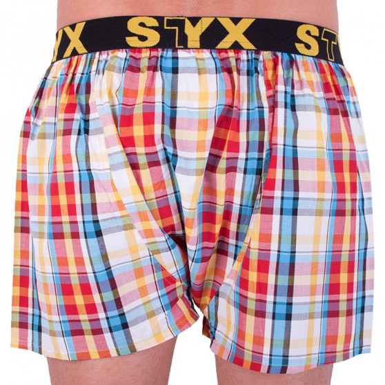 Boxershorts til mænd Styx sport gummi flerfarvet (B621)