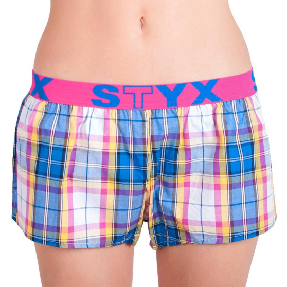 Dameshorts Styx sport gummi flerfarvet (T613)