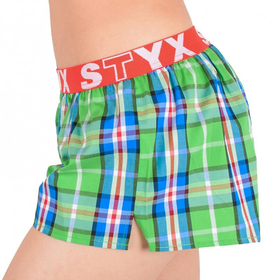 Dameshorts Styx sport gummi flerfarvet (T618)