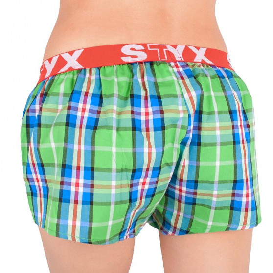 Dameshorts Styx sport gummi flerfarvet (T618)