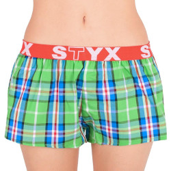 Dameshorts Styx sport gummi flerfarvet (T618)