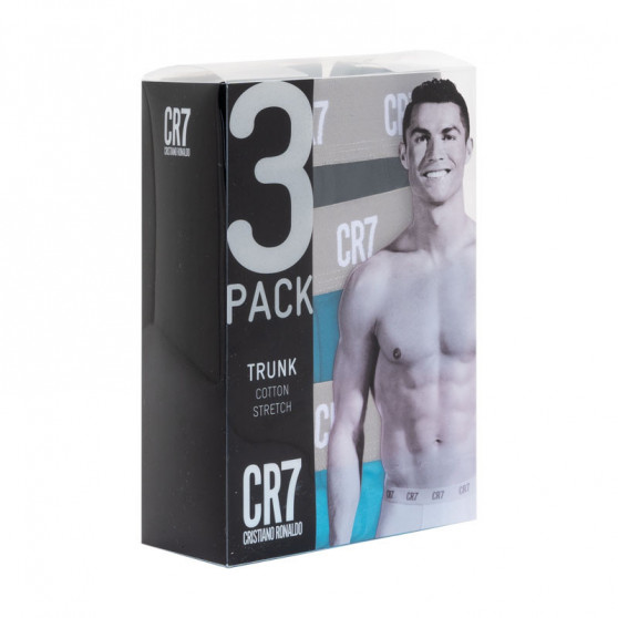 3PACK Boxershorts til mænd CR7 flerfarvet (8100-49-2717)