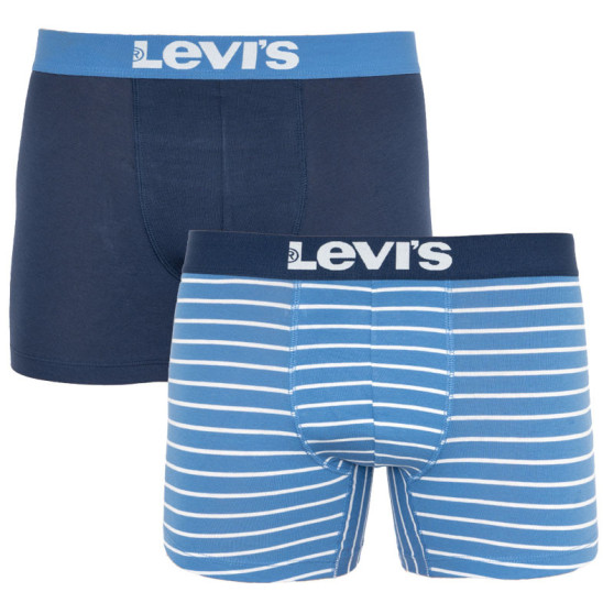 2PACK Boxershorts til mænd Levis blå (905011001 003)