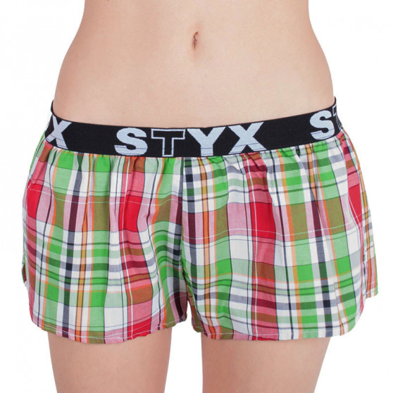 5PACK Dameshorts Styx sport gummi flerfarvet (T61122263136)