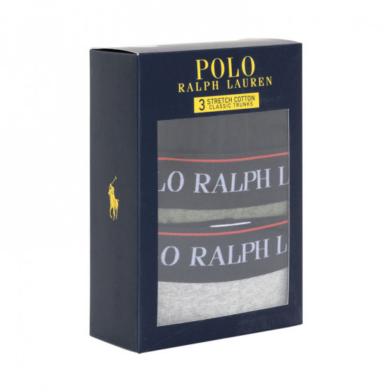 3PACK Boxershorts til mænd Ralph Lauren flerfarvet (714662050050)