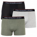 3PACK Boxershorts til mænd Ralph Lauren flerfarvet (714662050050)