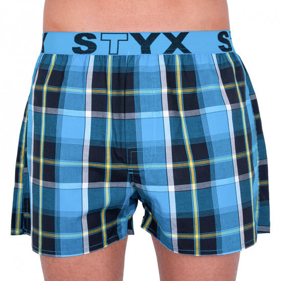 5PACK Boxershorts til mænd Styx sport elastik flerfarvet (B73134373840)