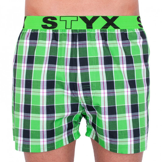 5PACK Boxershorts til mænd Styx sport elastik flerfarvet (B73134373840)