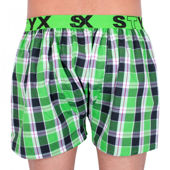 5PACK Boxershorts til mænd Styx sport elastik flerfarvet (B73134373840)