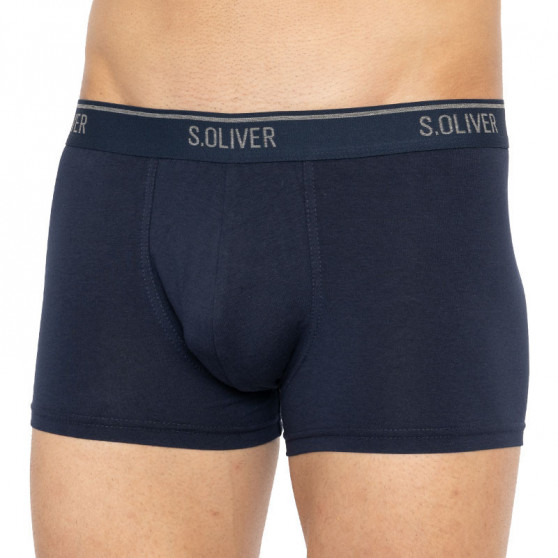 3PACK Boxershorts til mænd S.Oliver blå (26.899.97.5623.12L3)