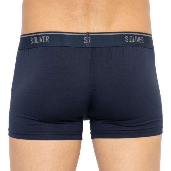 3PACK Boxershorts til mænd S.Oliver blå (26.899.97.5623.12L3)