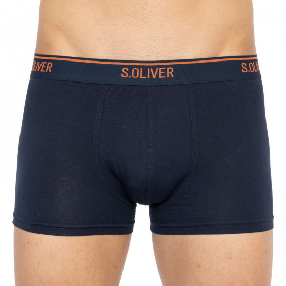 3PACK Boxershorts til mænd S.Oliver blå (26.899.97.5623.12L3)