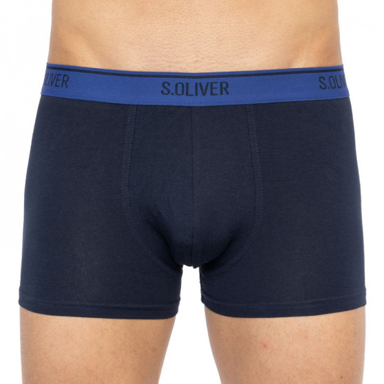 3PACK Boxershorts til mænd S.Oliver blå (26.899.97.5623.12L3)