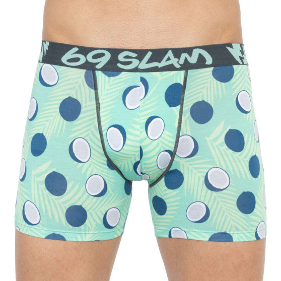 Boxershorts til mænd 69SLAM fit bamboo coco blue