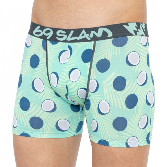 Boxershorts til mænd 69SLAM fit bamboo coco blue