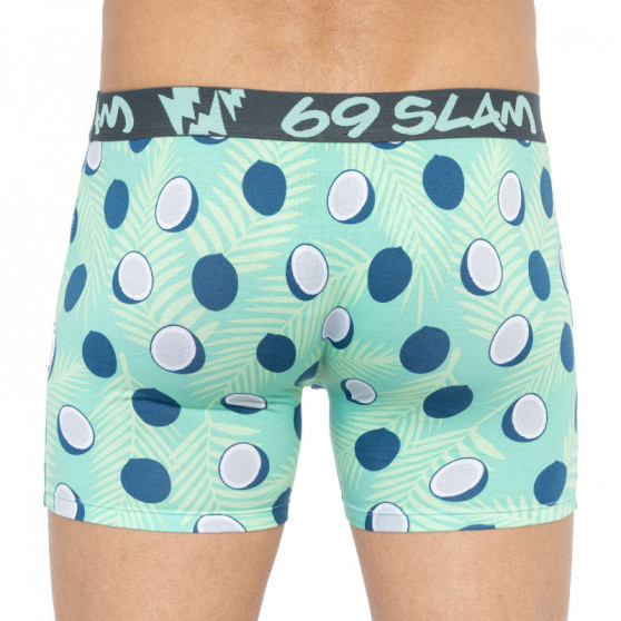 Boxershorts til mænd 69SLAM fit bamboo coco blue