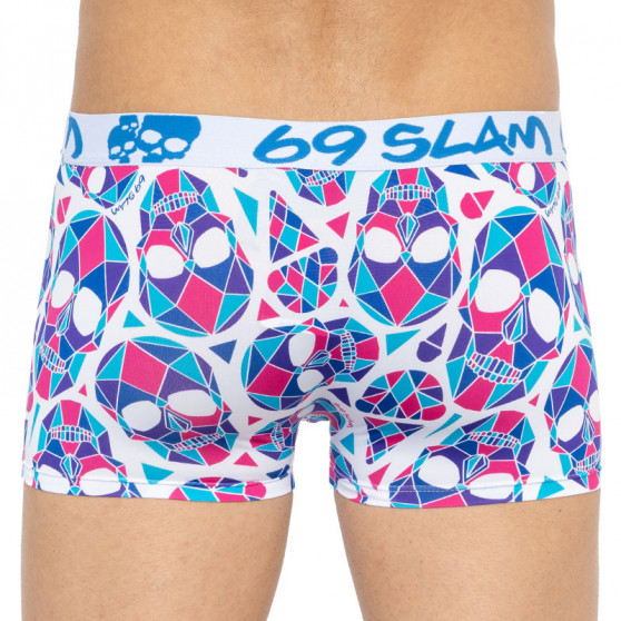 Boxershorts til mænd 69SLAM hip skullmond hvid