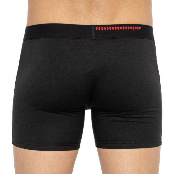 Boxershorts til mænd 69SLAM fit bamboo plain black