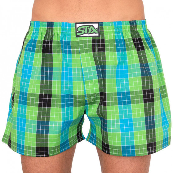 3PACK Boxershorts til mænd Styx klassisk gummi overstørrelse flerfarvet (E8040510)