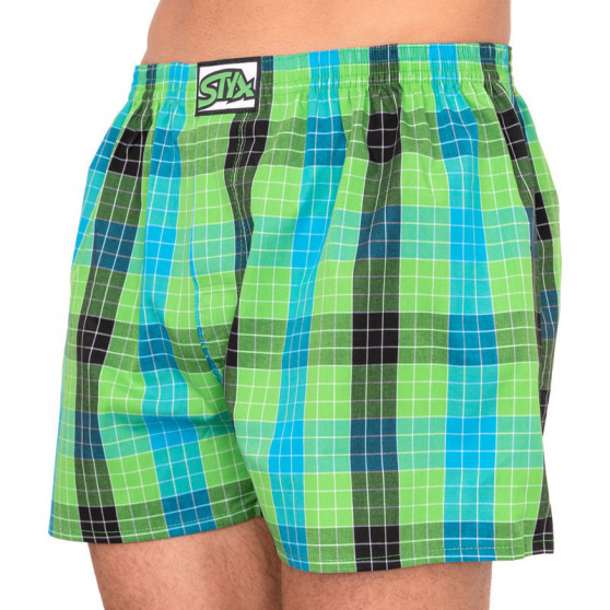 3PACK Boxershorts til mænd Styx klassisk gummi overstørrelse flerfarvet (E8040510)