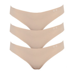 3PACK G-streng til kvinder Under Armour beige (1325615 295)