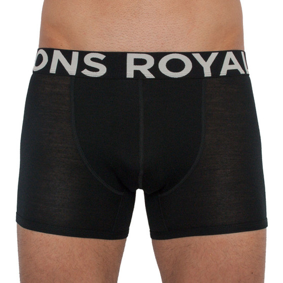 Boxershorts til mænd Mons Royale merino sort (100087-1075-001)