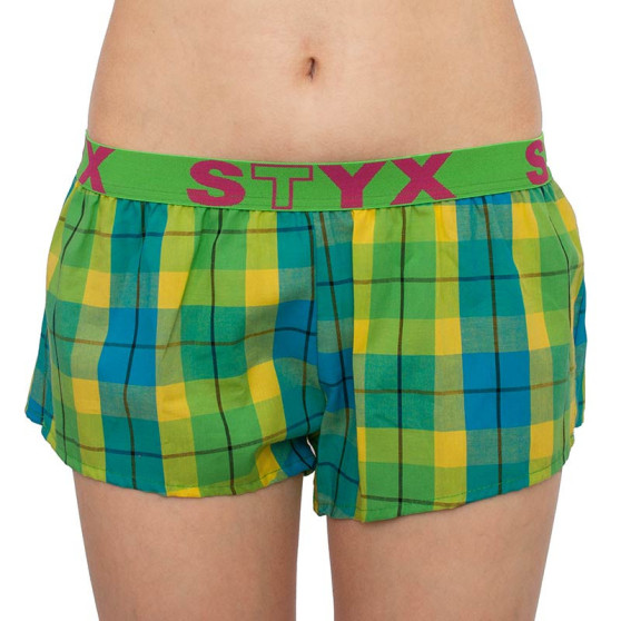 Dameshorts Styx sport gummi flerfarvet (T813)