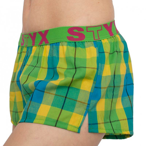 Dameshorts Styx sport gummi flerfarvet (T813)