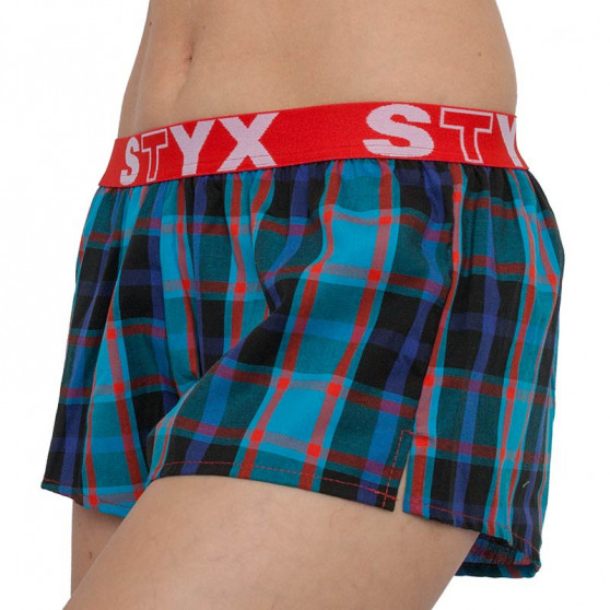 Dameshorts Styx sport gummi flerfarvet (T819)