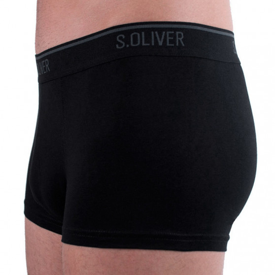 3PACK Boxershorts til mænd S.Oliver sort (172.11.899.18.236.12B2)