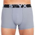 Boxershorts til mænd Styx sport gummi lysegrå (G1067)