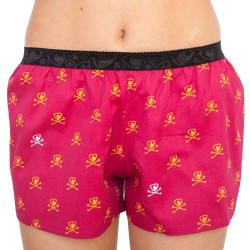 Dameshorts Represent small bones burgundy (R0W-BOX-0704)