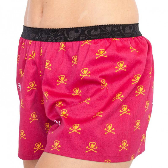 Dameshorts Represent small bones burgundy (R0W-BOX-0704)