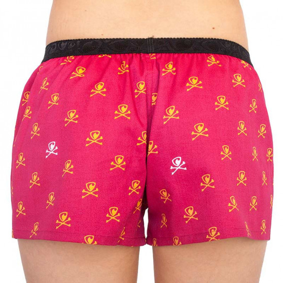 Dameshorts Represent small bones burgundy (R0W-BOX-0704)