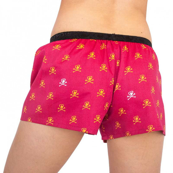 Dameshorts Represent small bones burgundy (R0W-BOX-0704)