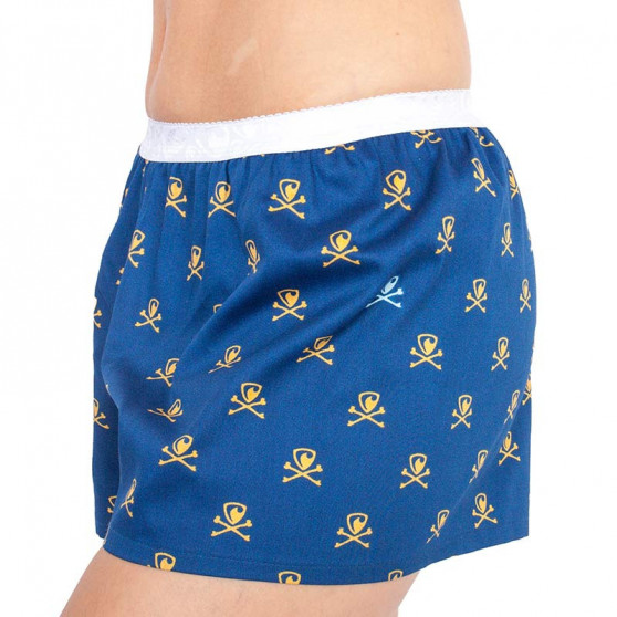 Dameshorts Represent small bones blue (R0W-BOX-0705)