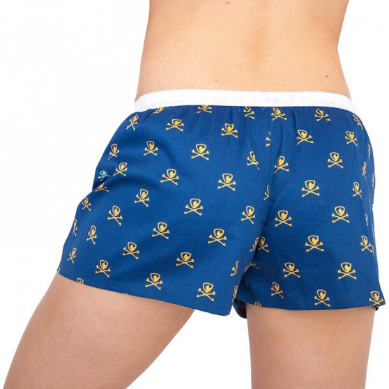 Dameshorts Represent small bones blue (R0W-BOX-0705)