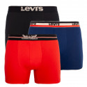 3PACK Boxershorts til mænd Levis flerfarvet (100000520 001)