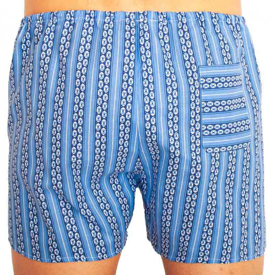 Boxershorts til mænd Foltýn blå hexagon