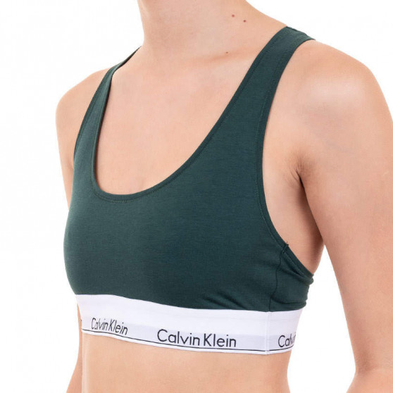 BH til kvinder Calvin Klein mørkegrøn (F3785E-CP2)