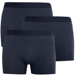 3PACK Boxershorts til mænd Levis blå (905045001 008)