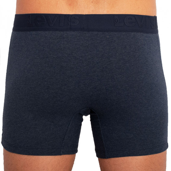 3PACK Boxershorts til mænd Levis blå (905045001 008)