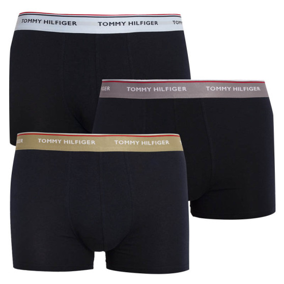 3PACK Boxershorts til mænd Tommy Hilfiger mørkeblå (UM0UM01642 0TW)