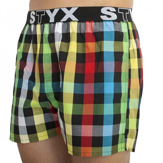 Boxershorts til mænd Styx sport gummi flerfarvet (B828)