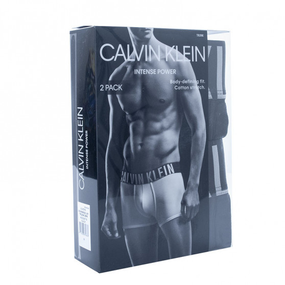 2PACK Boxershorts til mænd Calvin Klein sort (NB2602A-UB1)