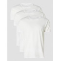 3PACK t-shirt til mænd Calvin Klein hvid (NB4011E-100)