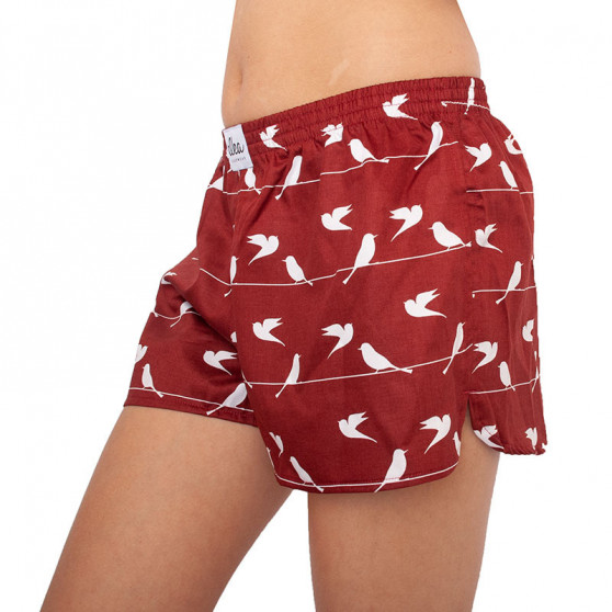 Shorts til kvinder ELKA bordeaux turtelduer (W00118)